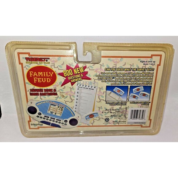 Vtg FAMILY FEUD GAME Cartridge 1 Tiger Toy Game & Answer Books Electronics NOS - Picture 5 of 8